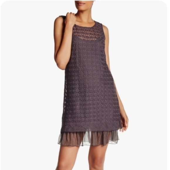 NWT Johnny Was 4 Love & Liberty Iva Embroidered Dress XS in Raisin - Picture 3 of 16